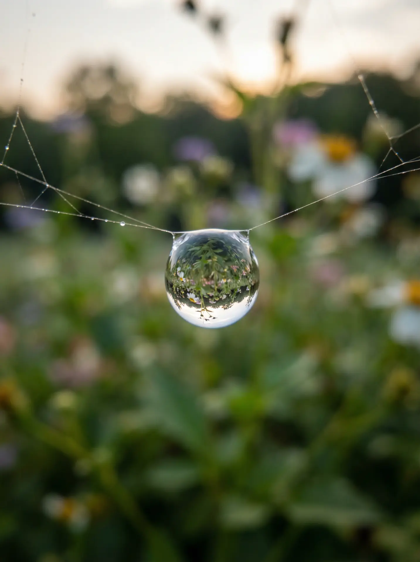 黑料吃瓜网 精选 - 蛛网露珠微距摄影